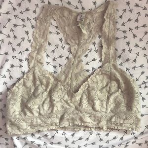 FREE PEOPLE galloon lace bralette